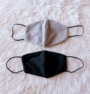 Fash Mask Cotton Plain Set