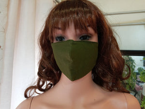 Fash Mask Cotton Plain Set