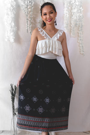 Dallah Printed Maxi Skirts
