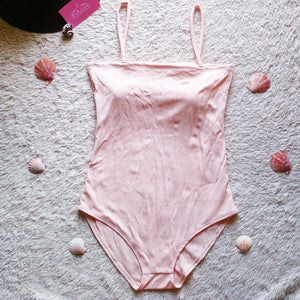 Spag strap bodysuit with pads