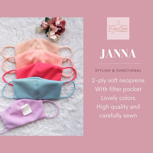 Fash Mask JANNA SET Neoprene with filter pocket